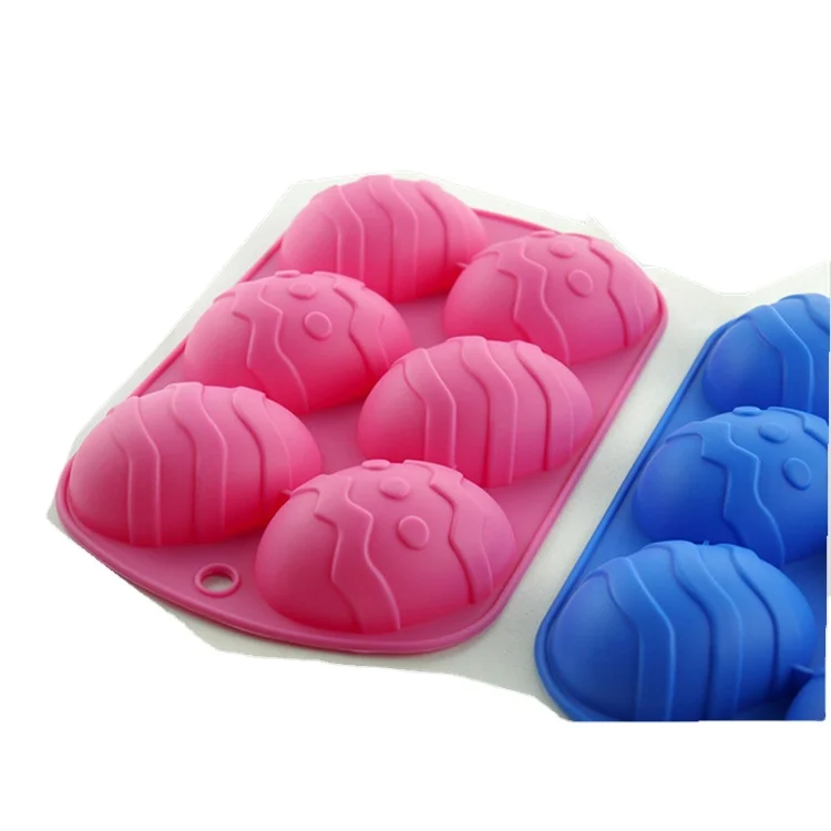 Easter egg silicone chocolate molds,Non stick Factory wholesale Dinosaur egg shape silicon cake mold for making soap,ice ball