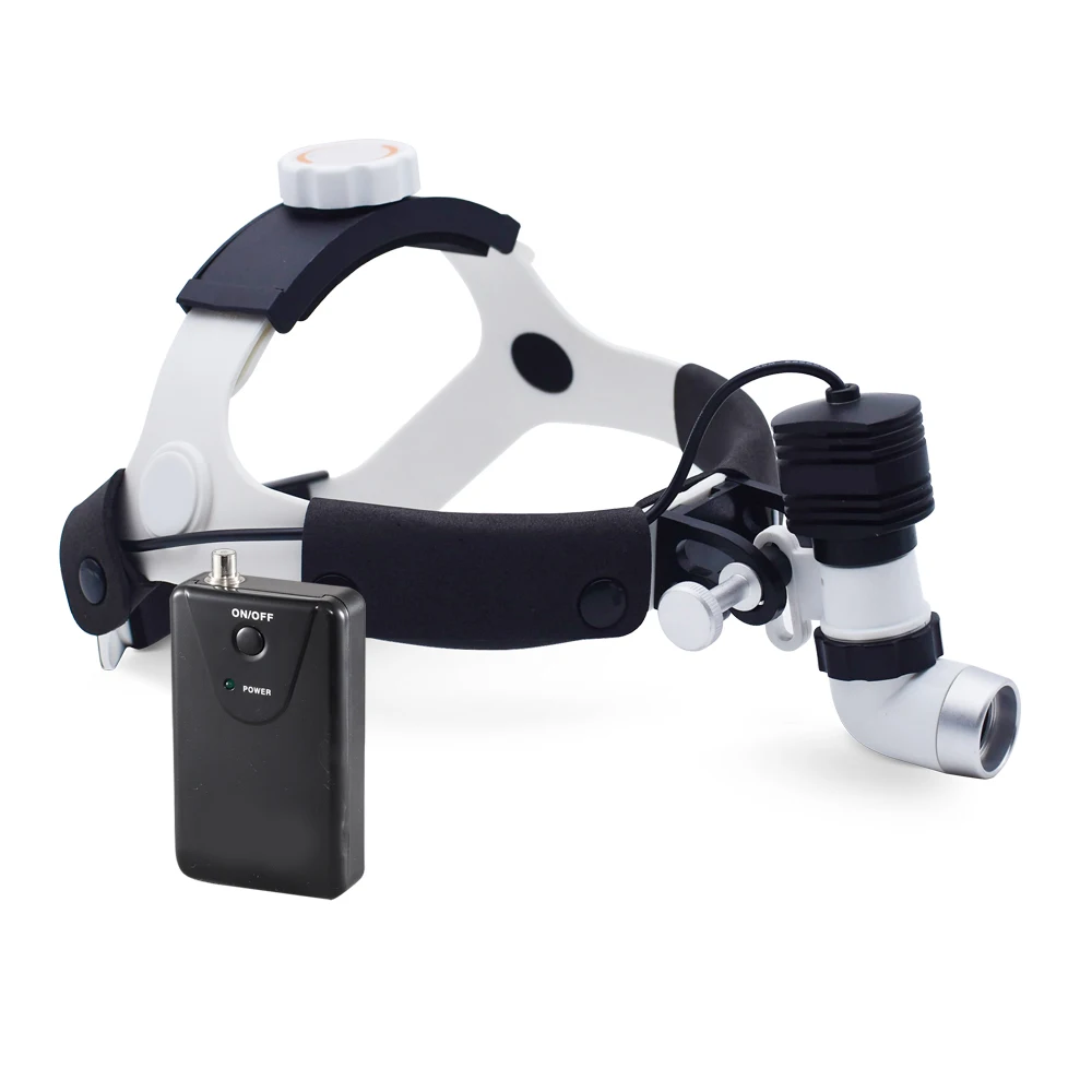 Chenwei Surgery Dental Wireless Headlight 5W LED Head Light with Loupe Medical ENT Surgical Head Lamp operation shadowless lamp