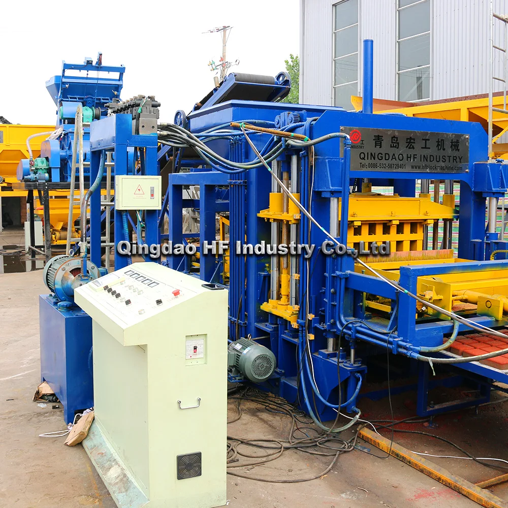 QT6-15 pave block machine blocks professional custom China bricstar foam concrete machine