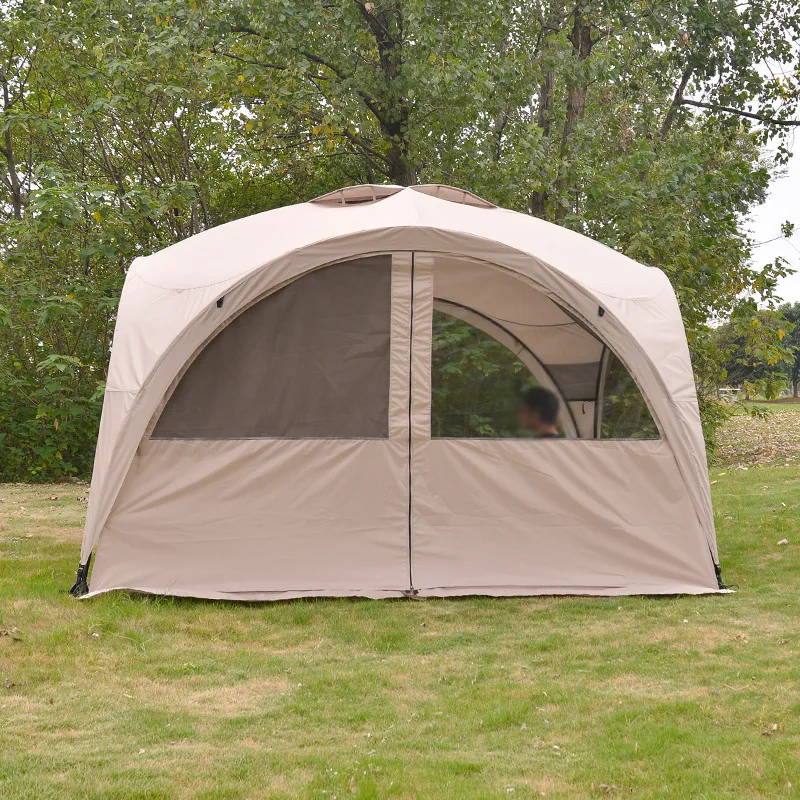 Outdoor sunshade camping rainproof portable awning tent camp large space sunshade canopy beach tent