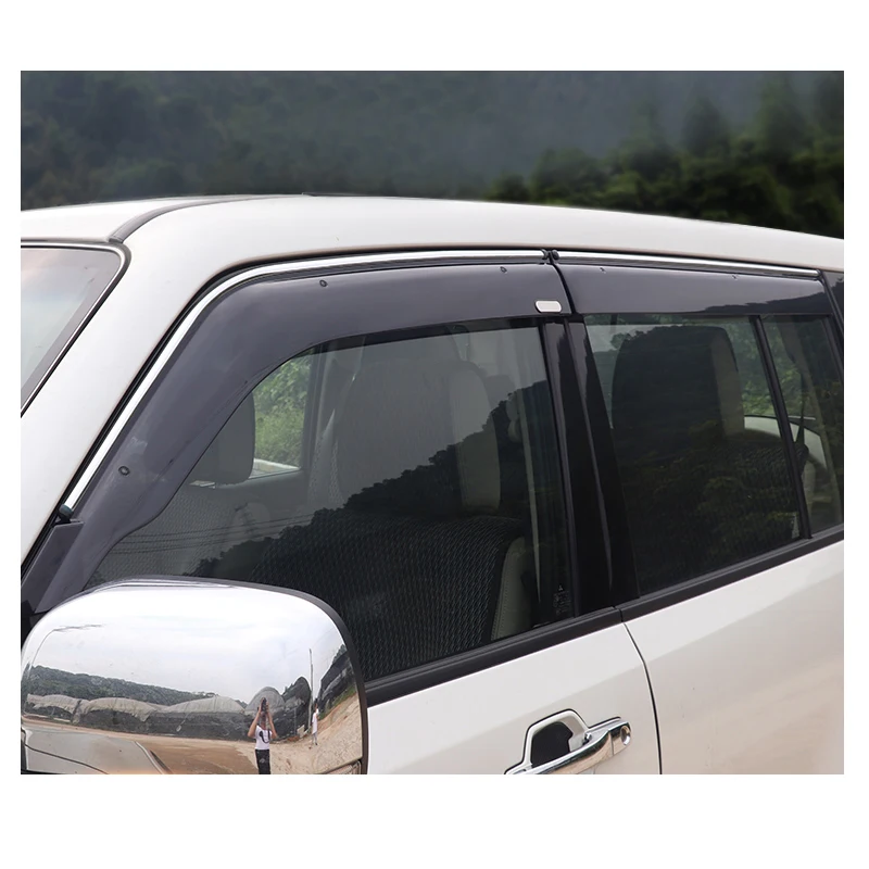 pajero Window Rain Eyebrows Widen Rain Guards Shield Rainproof For  Mitsubishi Pajero  V97 V93