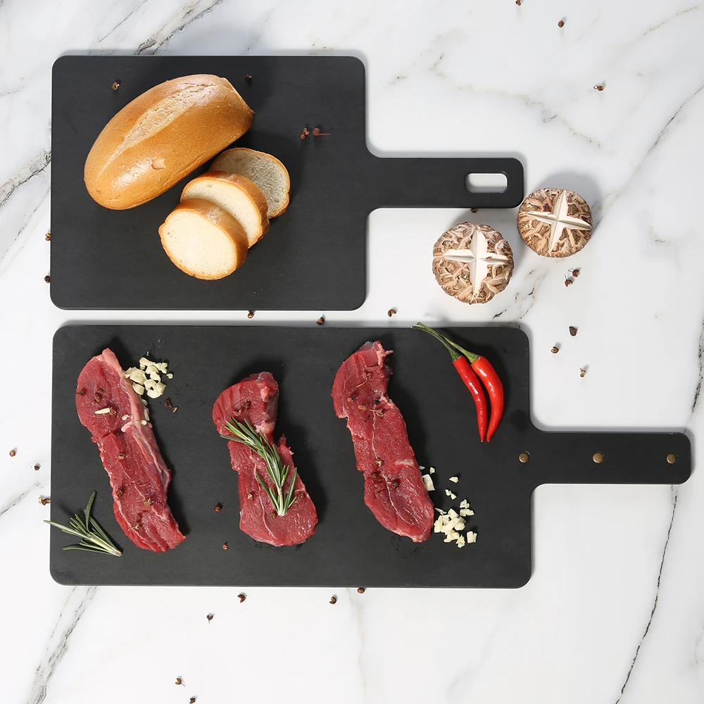 Top portable food meat steak wood chopping board butcher block