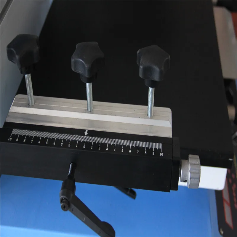 LC Brand Semi Automatic Silk Screen Printer PVC PET film Printing Machine for ruler printing