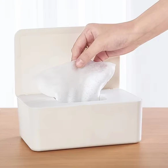 Пылезащитный органайзер для салфеток контейнер хранения бумаги пластиковый диспенсер влажных с крышкой