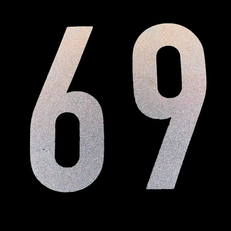 Custom Self Adhesive Reflector Sticker Label for Clothing