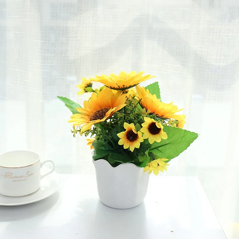 Home Decor Chrysanthemum Stem Bouquet Daisy Flower Stem Artificial Daisy