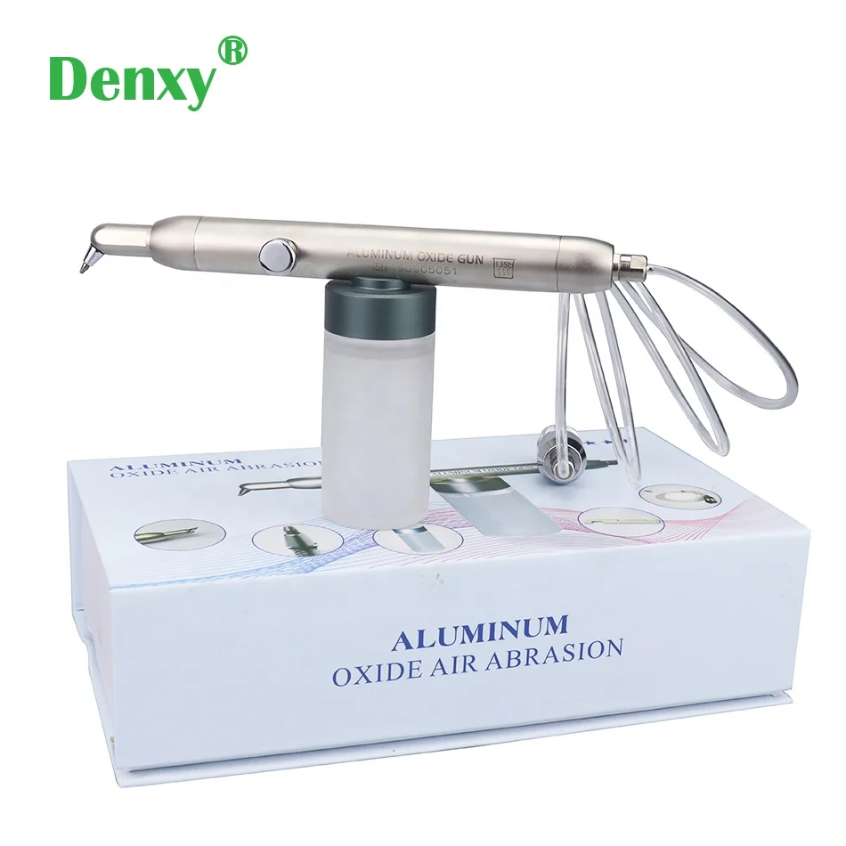 Denxy Dental Aluminum Oxide Gun Micro Blaster Interface Microetcher Sandblasting Alumina Air Asion Polisher Dentistry Tools