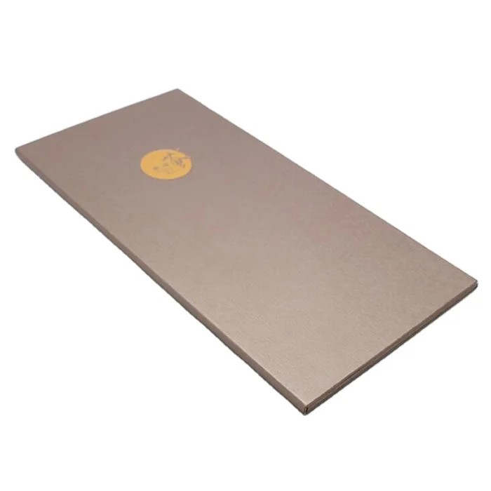 Thick custom advent calendar  menu cardboard packaging food display stand sheet sleeve