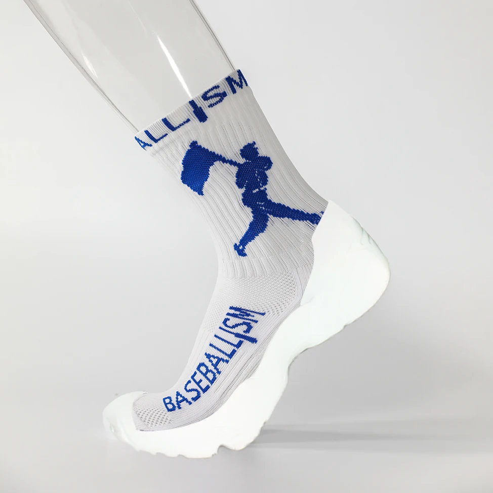 BASEBALLISM custom Men Flat Knit Sneaker  colorful PVC EVA OEM Male Support Customized Logo Accepted SOCKS SHOE