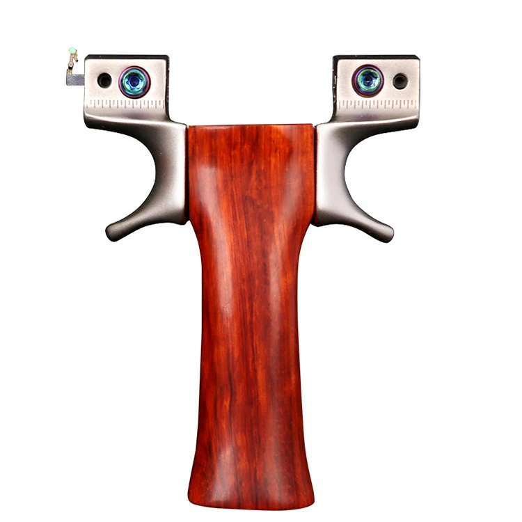 New Type Rapid Pressing Free Flat Rubber Belt Catapult High Precision Outdoor Hunting Catapult