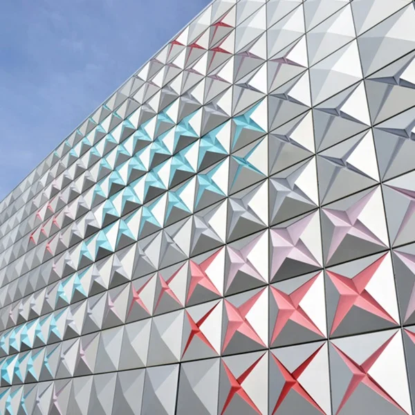 Aluminum Wall Cladding Exterior Sheet Facade Panels KH-CS-AEC-054