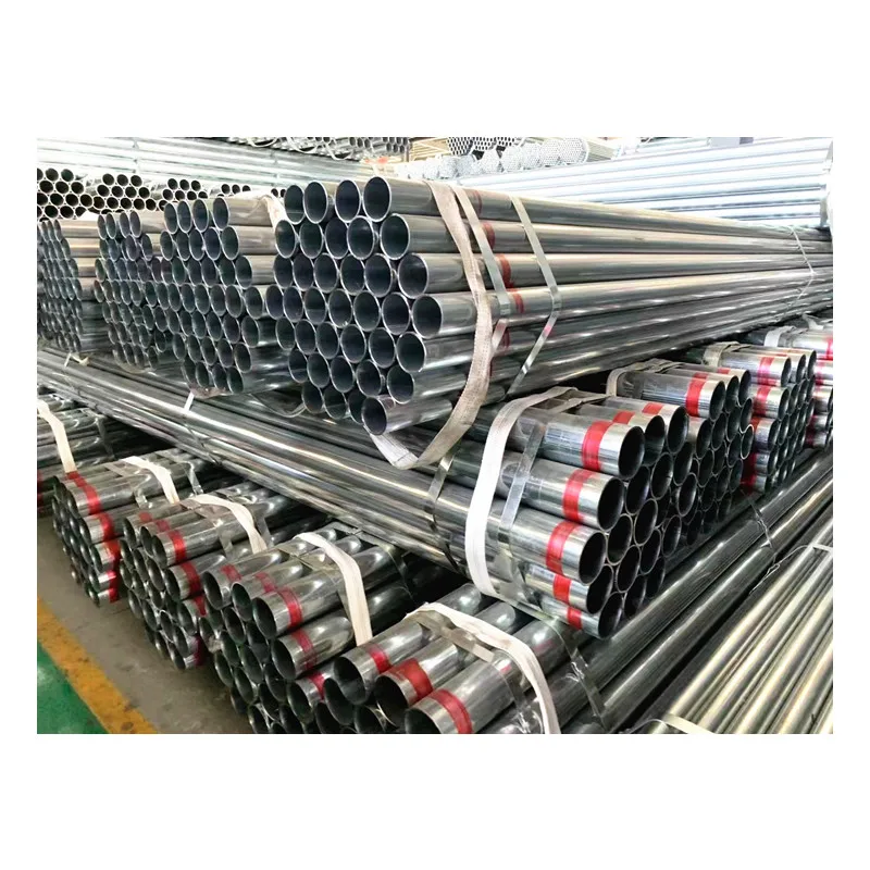 China Manufacturer ERW Welded Steel Pipe Gi Iron Pipe Tube Galvanized Steel Pipe For Construction
