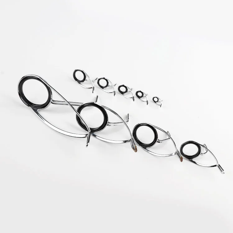 Stainless steel KW two legs 6#8#10#12# Fishing Rod Guide