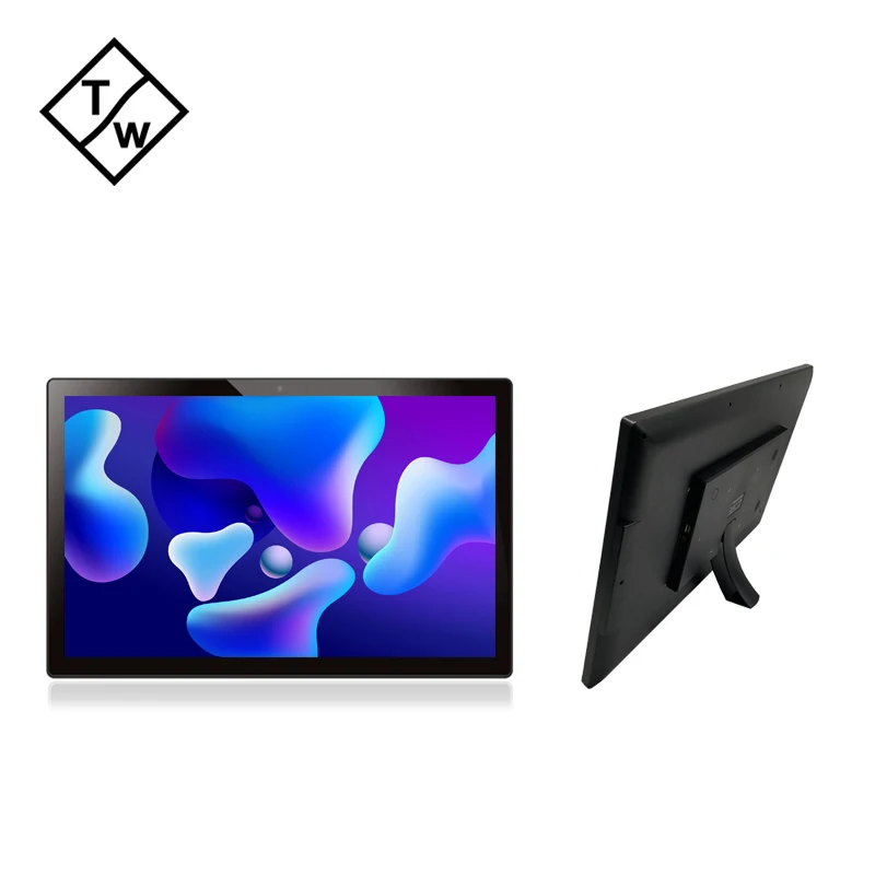 Black White RK3288 RK3399 RK3568 FULL HD IPS 21.5 inch Industrial Android Tablet PC