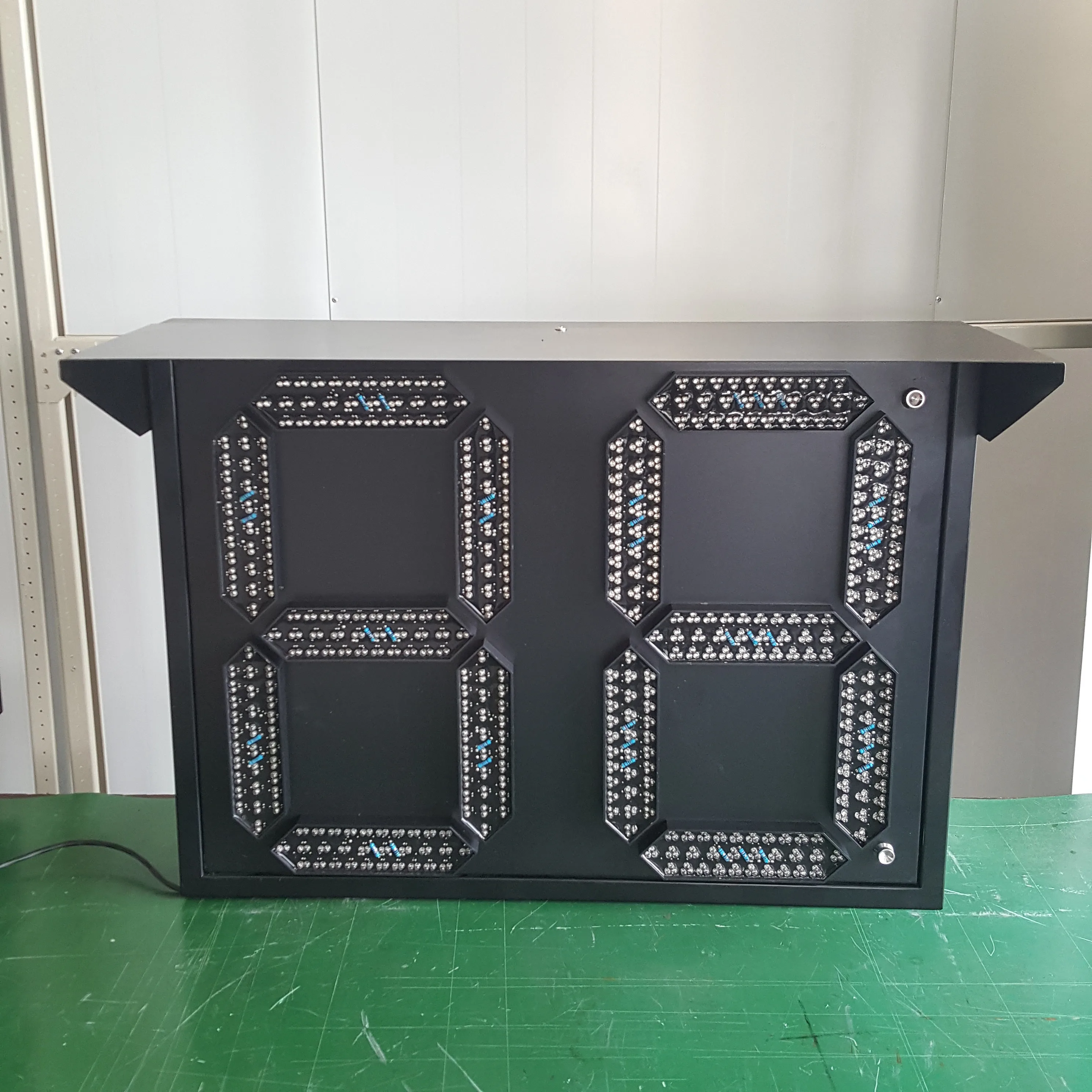 EXW Factory Price 88 2-Digit 525MM-Height RYG Countdown Timer Traffic Light