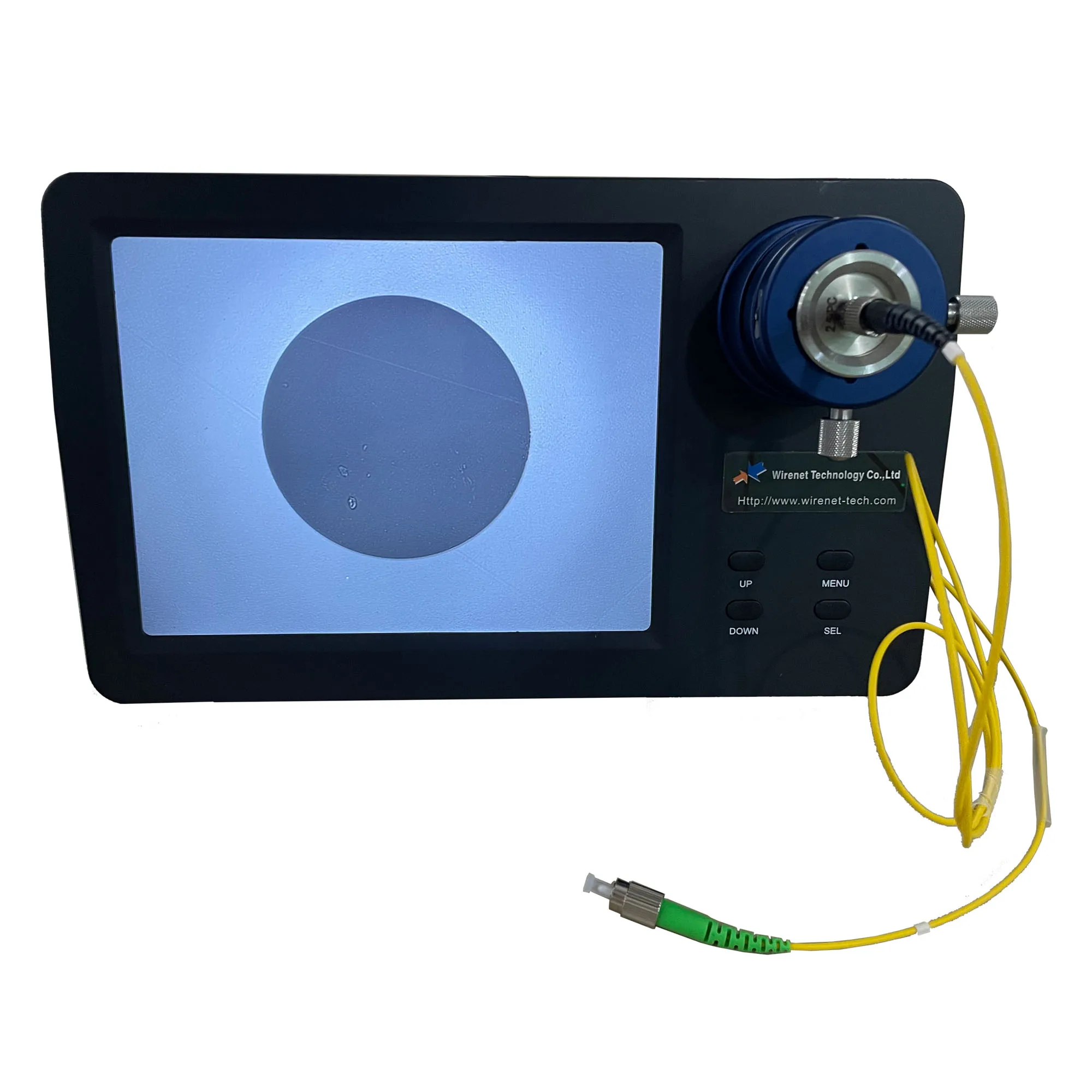 Удобное управление endface инспектора 400x волоконно-оптический осмотр микроскоп