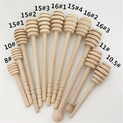 Wooden Honey Dipper Sticks 3 Inch Mini Honeycomb Stick, Honey Stirrer Stick for Honey Jar Dispense and Wedding Party Gift