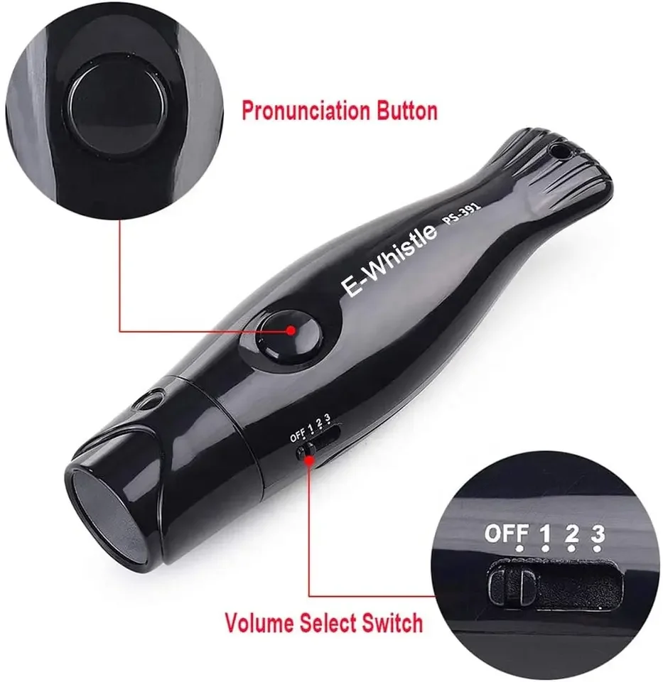 3 Tone High Volume Electronic Whistle Fast Electronic Fish Whistle for Referee Coaches PE Teacher