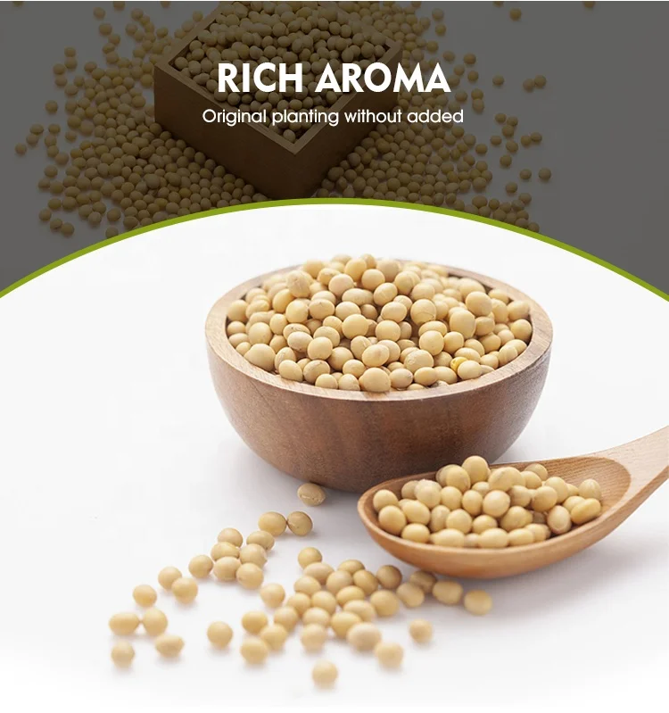 Vacuum Packed Natural Non-Gmo Soybeans Soya Bean Soybean