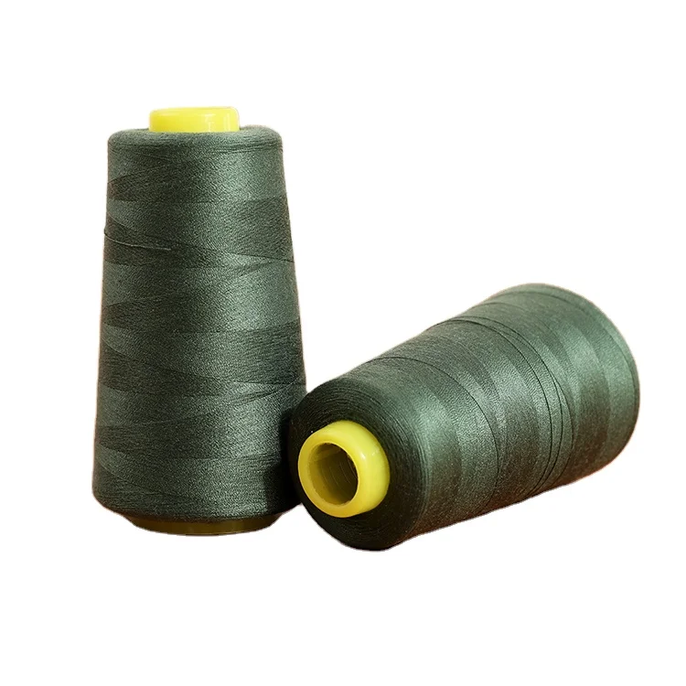 100% polyester colorful sewing thread  manufacturer made in china  402  5000yard  high tenacity sewing thread