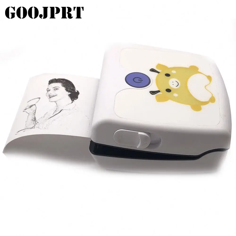 Небольшой смартфон беспроводной мгновенный фотопринтер синие/зубчатые фотопринтеры