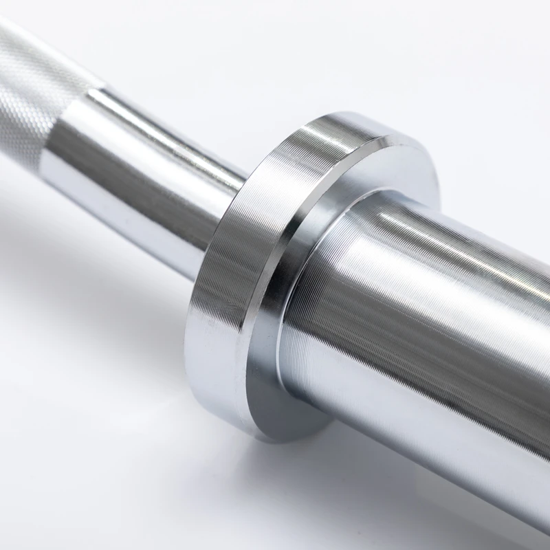 Gym Equipment Weightlifting Chrome Curved Weight Lifting OB 47 Ez Barbell Bar For Powerlifting