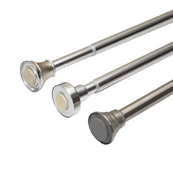 Adjustable curv shower rod Stainless steel/Aluminium extendable shower curtain rod curved Custom size/ color Curved Shower Rod
