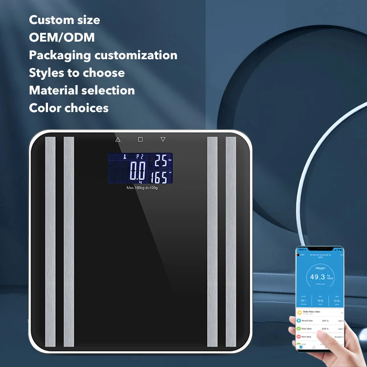 Wholesale Electronic Glass Scale Personal App Analysis Digital Smart Body Fat Scale Weighing Scales
