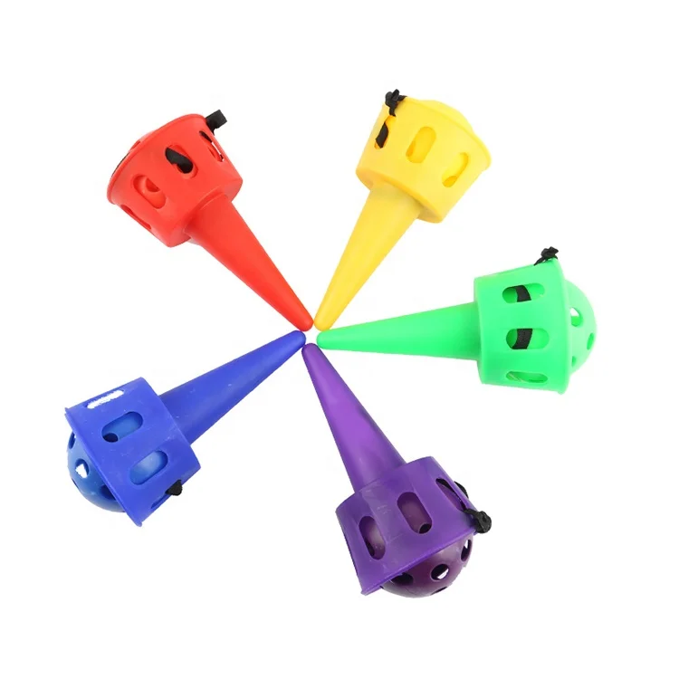 Hot selling factory direct supply popular kindergarten plastic kids throwing toys various color children catch ball for sale