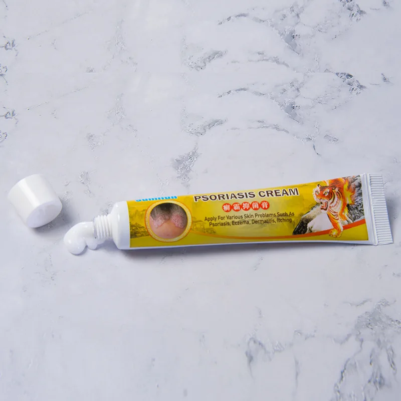 20g Herbal Antibacterial Cream Psoriasis Cream Wholesale Anti-itch Relief Eczema Skin Rash Urticaria Desquamation Treatment