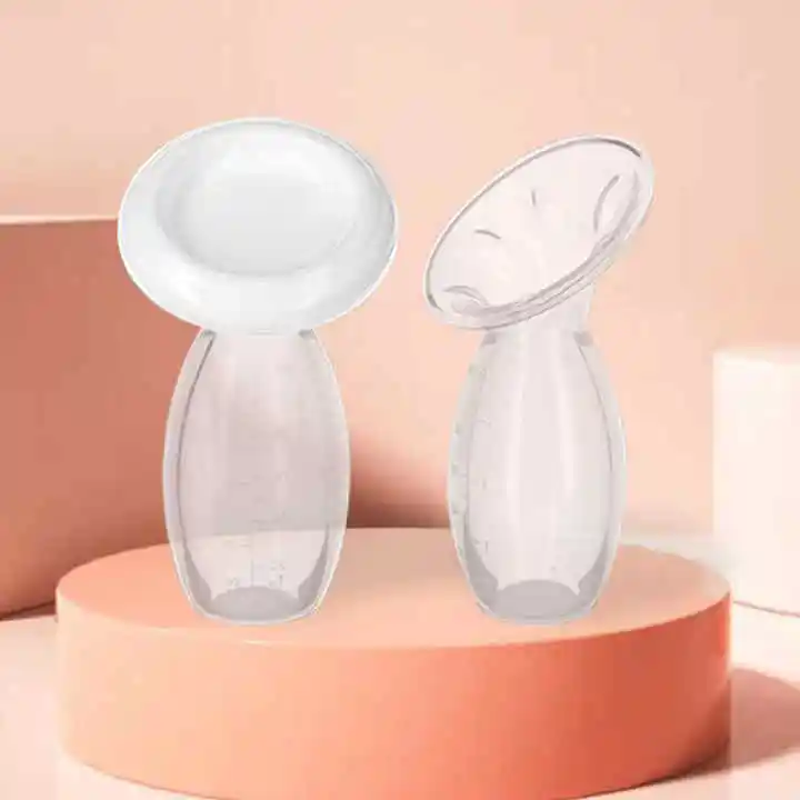 High Quality BPA-free Manual Pattern Lactation Women Silicone Breast Milk Collector For Baby Nursing
