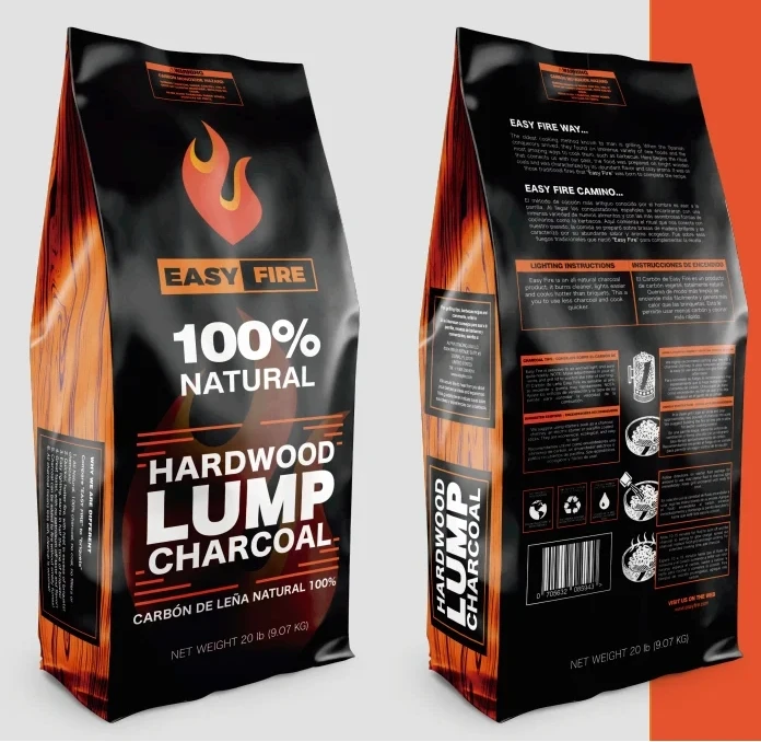 4kg 5kg 11lbs Pounds Kraft Paper Bag For Charcoal Hardwood Lump Charcoal Paper Bag Coal Briquettes Packaging Bag Buy Kraft Paper