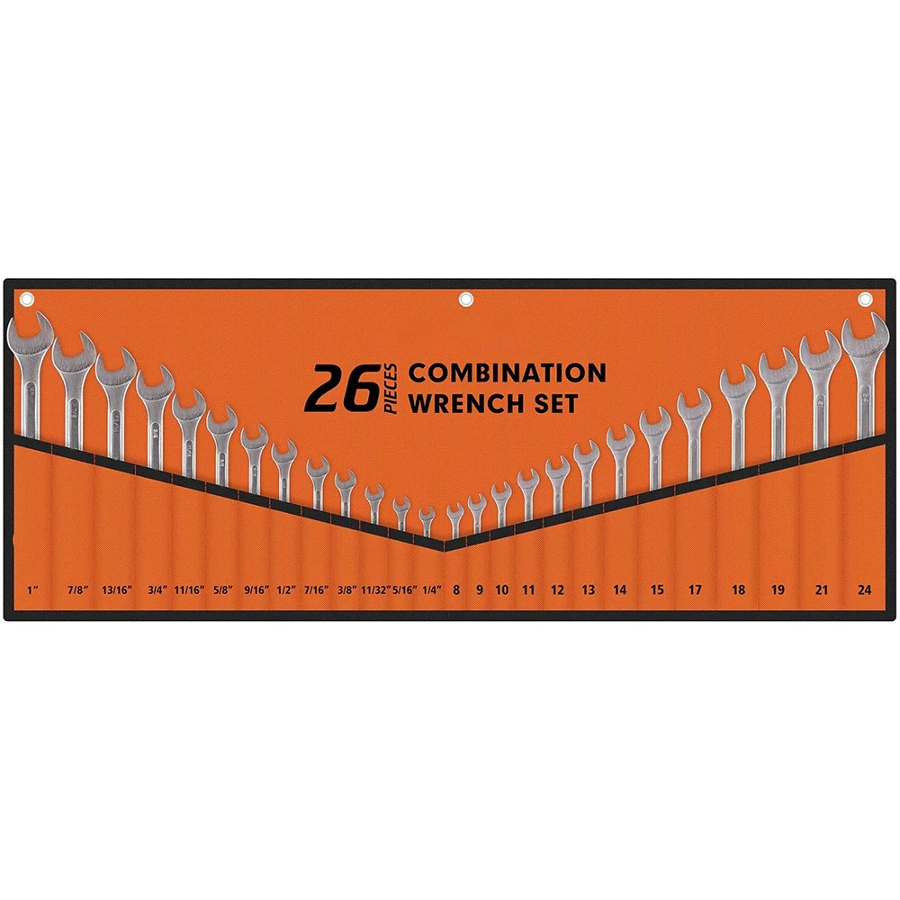 48 in 1 10mm 3/8 15mm 21mm 25mm deep multi tool standard flat imperial tourqe ratchet extended wrench set foam for car wheels