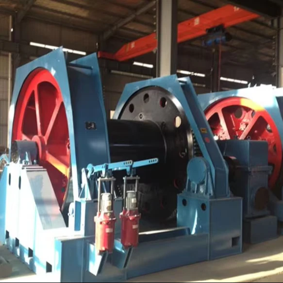 Gearbox Hoist Shaft Sinking Winch JZ-10/600 Drilling With Fast Lifting Speed and Strong Ground Capacity