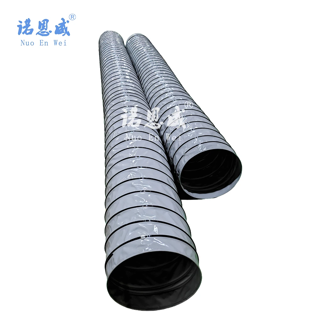 100mm-1500mm PVC spiral industrial flexible air duct for dust pelletizing system