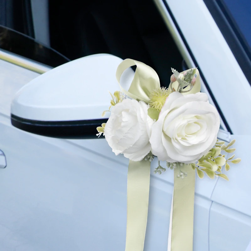 Wholesale Wedding Decoration 1 Set Artificial Flower Wedding Car Decor