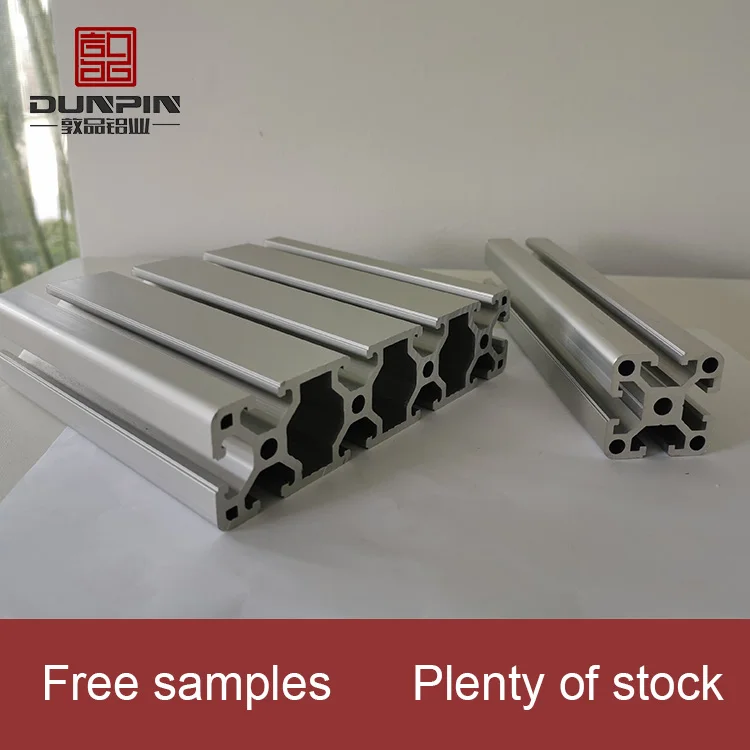 Factory custom industrial 2020 3030 4040 4080 6063 t-slot black anodized aluminium profiles for aluminum extrusion mold