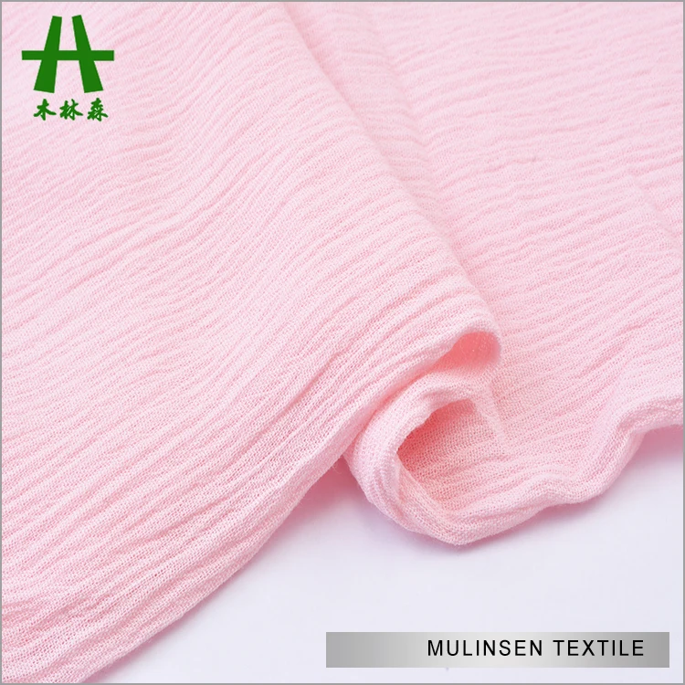 
Mulinsen Textile Woven 30s*24s Crepe Viscose Crinkle Hijab 