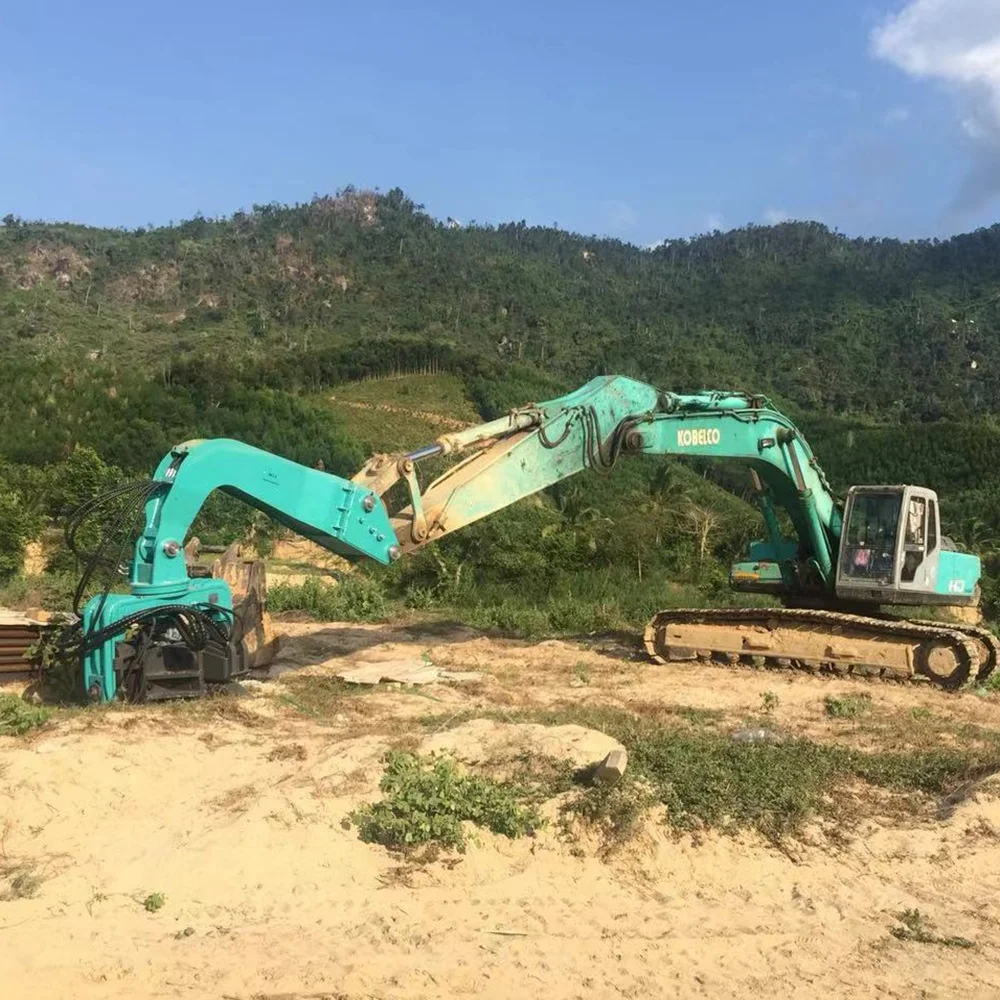 sheet pile driver electric pile driver excavator piling driver