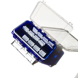 HAWKLURE 15Compartments Fishing Tackle Box Bait Lure Hooks Storage Case Fishing Tool Tackle Sorting Box for Pesca