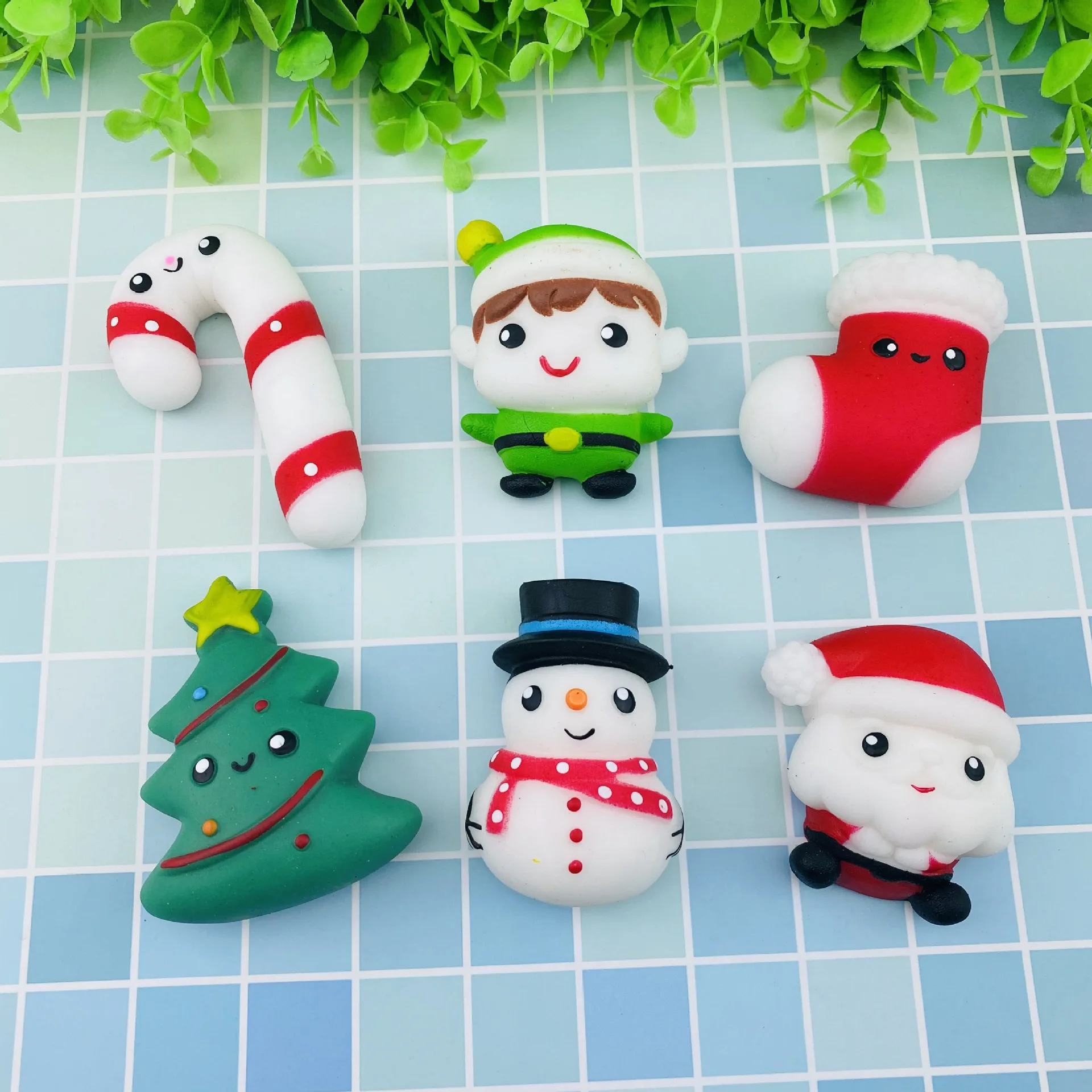 
Christmas Kawaii Cat Squishys Slow Rising Animals Party Favors Goodie Bags Birthday Gifts Mochi Squishy Toys Squishies 