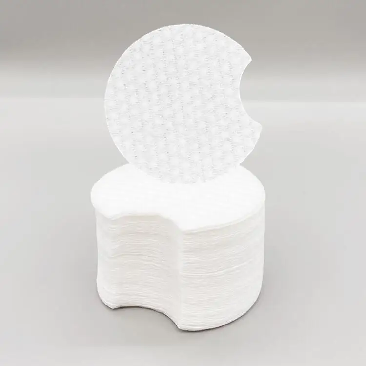 2022 New Design Facial Care round embossed non woven facial pads And Non Woven Round Makeup Cotton Cosmetic Pads