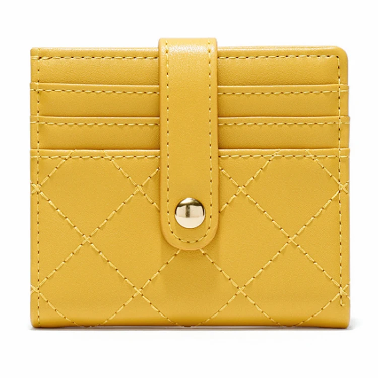 Cheap Women Wallet Pocket Card Holder Purse Fashion Short Slim Female Mini Coin Pocket Designer Money Clips