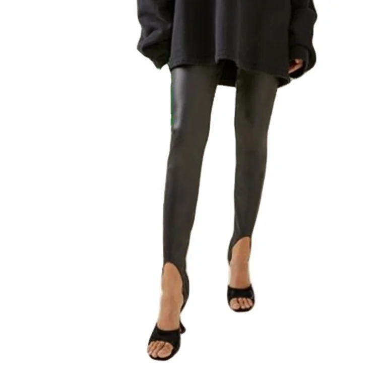 Женские леггинсы большого размера с высокой посадкой, с завышенной талией и манжетами-лямками, Новое поступление 2021, модные, высококачественные, элегантные