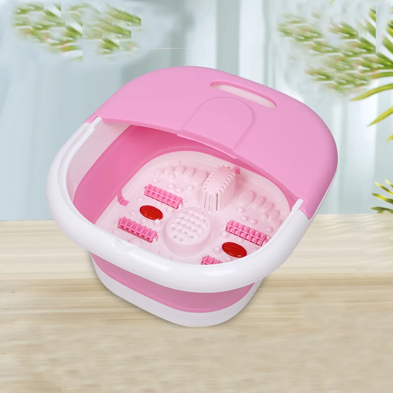 Electric massage home foldable foot wash basin Pedicure Foot massager automatic heating constant temperature foot bath