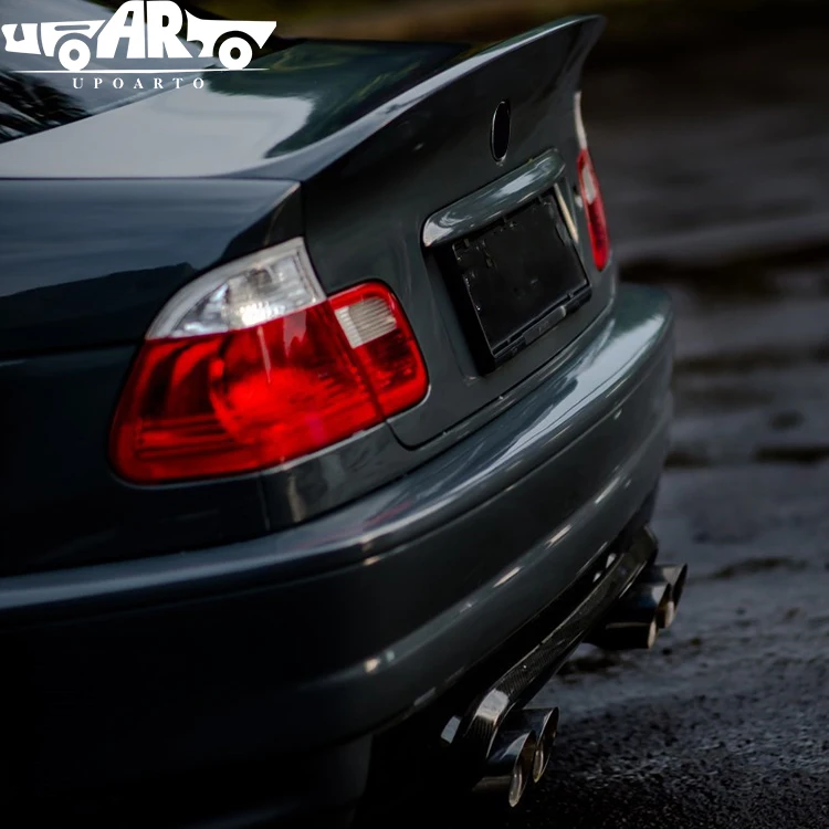 Углеродное волокно седан CSL крыло заднего багажника спойлер для BMW 3 серии E46 M3 316i 318i 320i 323i 325i 328i 330i Седан
