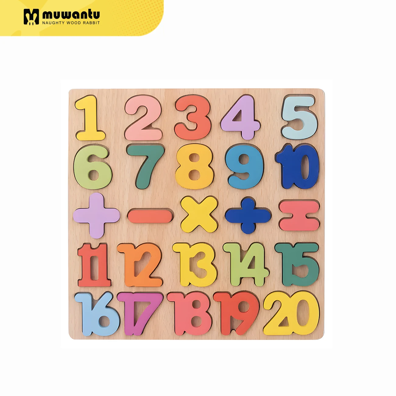 Wooden Board  Number Kids Montessori 3D Learning Puzzle Early Educational Activity Boards Toys For Child