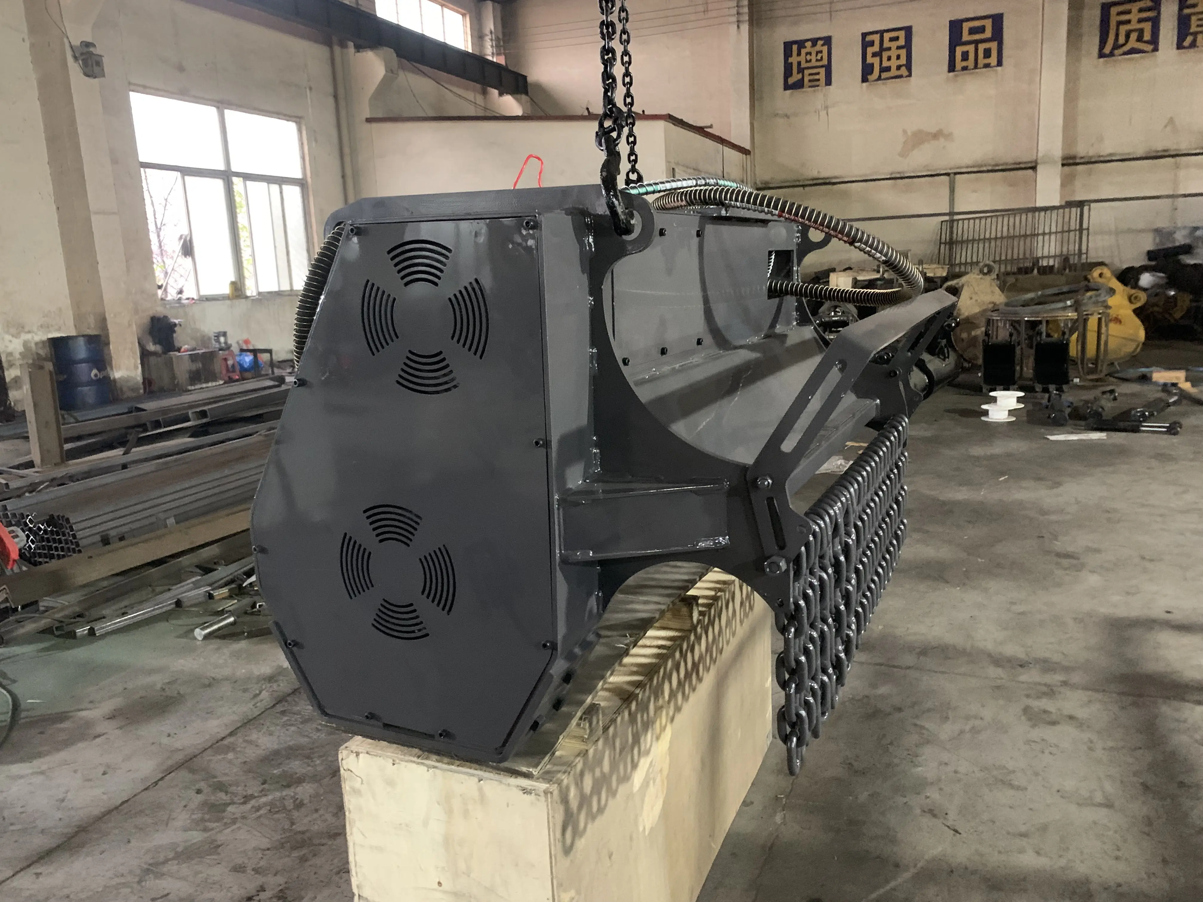 RSBM 5-30t высокоскоростная щетка для экскаватора фланцевая косилка фланцевый Мульчер