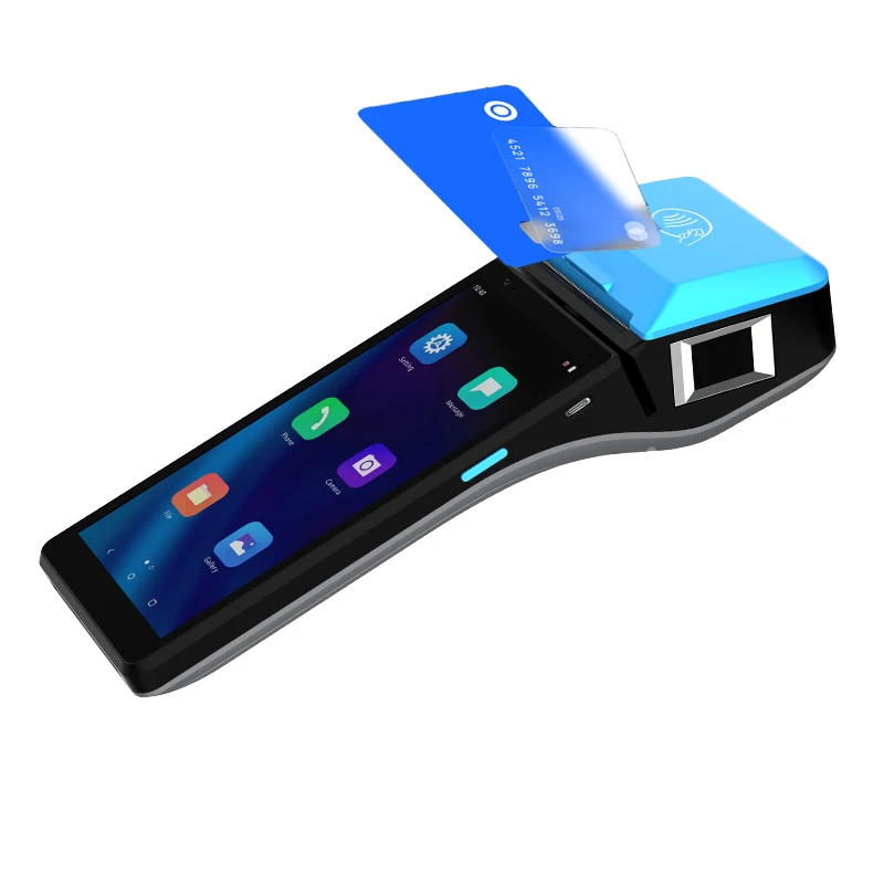 Hand Held POS Terminal with 58mm Printer 6 Inch Touch Screen POS Machine Handheld POS with NFC Z500