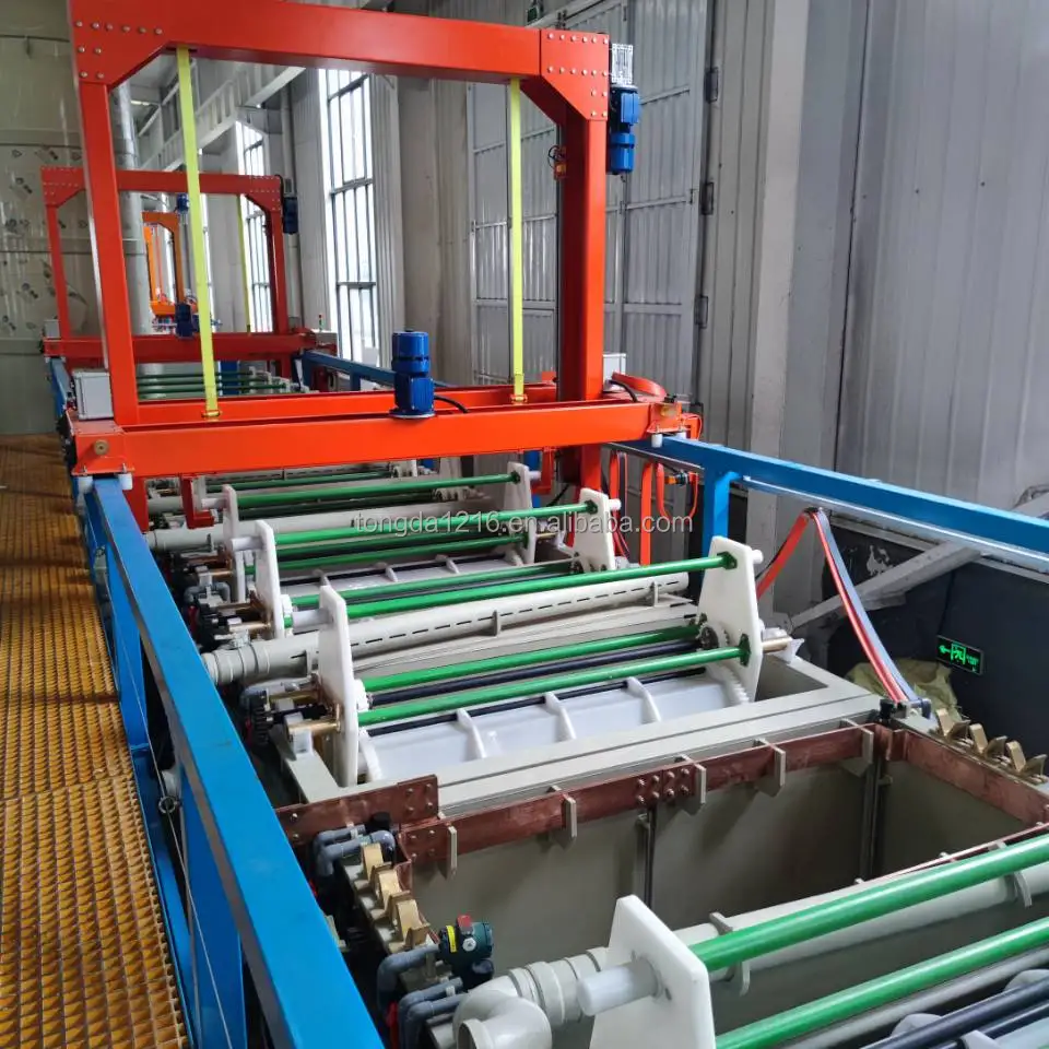 Tongda Automatic Automatic Barrel Zinc Electroplating Machine for Nails/nuts Electroplating Production Line